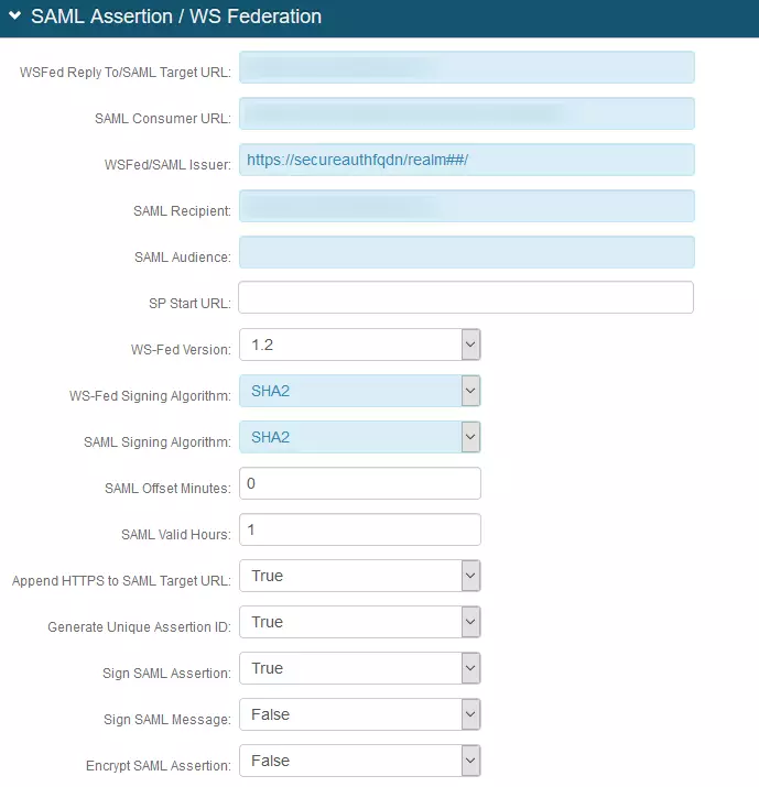 SecureAuth as SAML IdP - SecureAuth Single Sign-On (SSO) Login for WordPress - User ID Mapping
