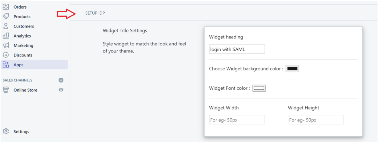WSO2 as IDP -Single Sign-On(SSO) for Shopify - setup idp section