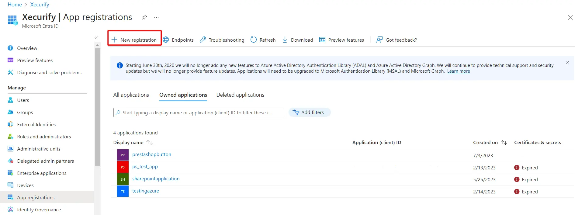 Azure AD Magento headless SSO - Azure Single Sign-On(SSO) Login in Magento - New registrations