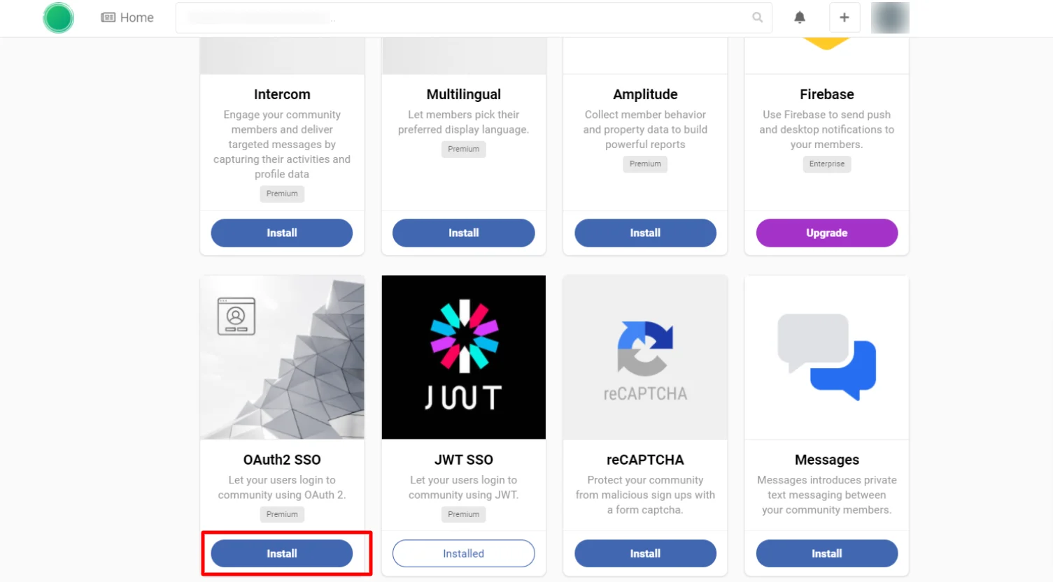 Login using Joomla as Oauth server into tribe | Tribe Single Sign-On using Joomla, Install OAuth2 