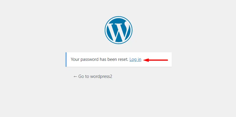 One Click Reset Password Policy - Click login