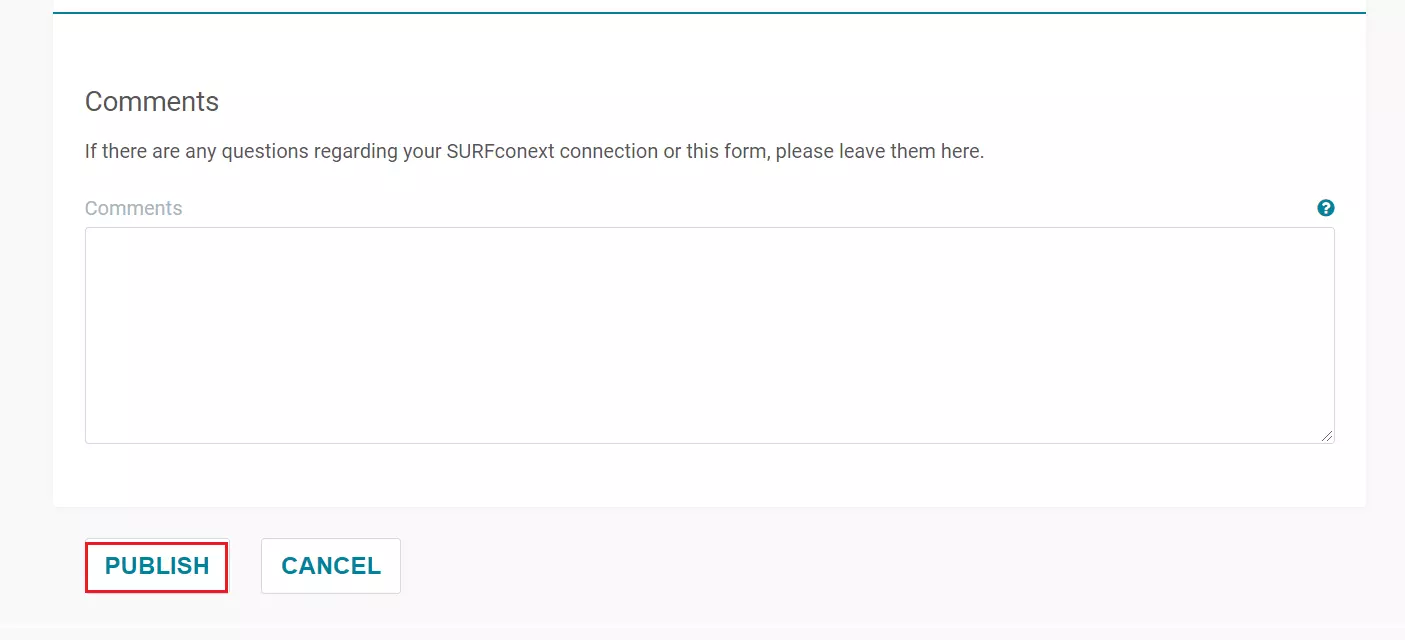SURFconext as IDP- Single Sign-On(SSO)for Joomla - SURFconext SSO Login -Integration of SURFconext as IDP into Joomla using SAML Single-Sign-On (SSO), Click on Publish