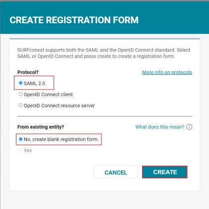 SURFconext as IDP- Single Sign-On(SSO)for WordPress - SURFconext SSO Login - Enter Registration form Details