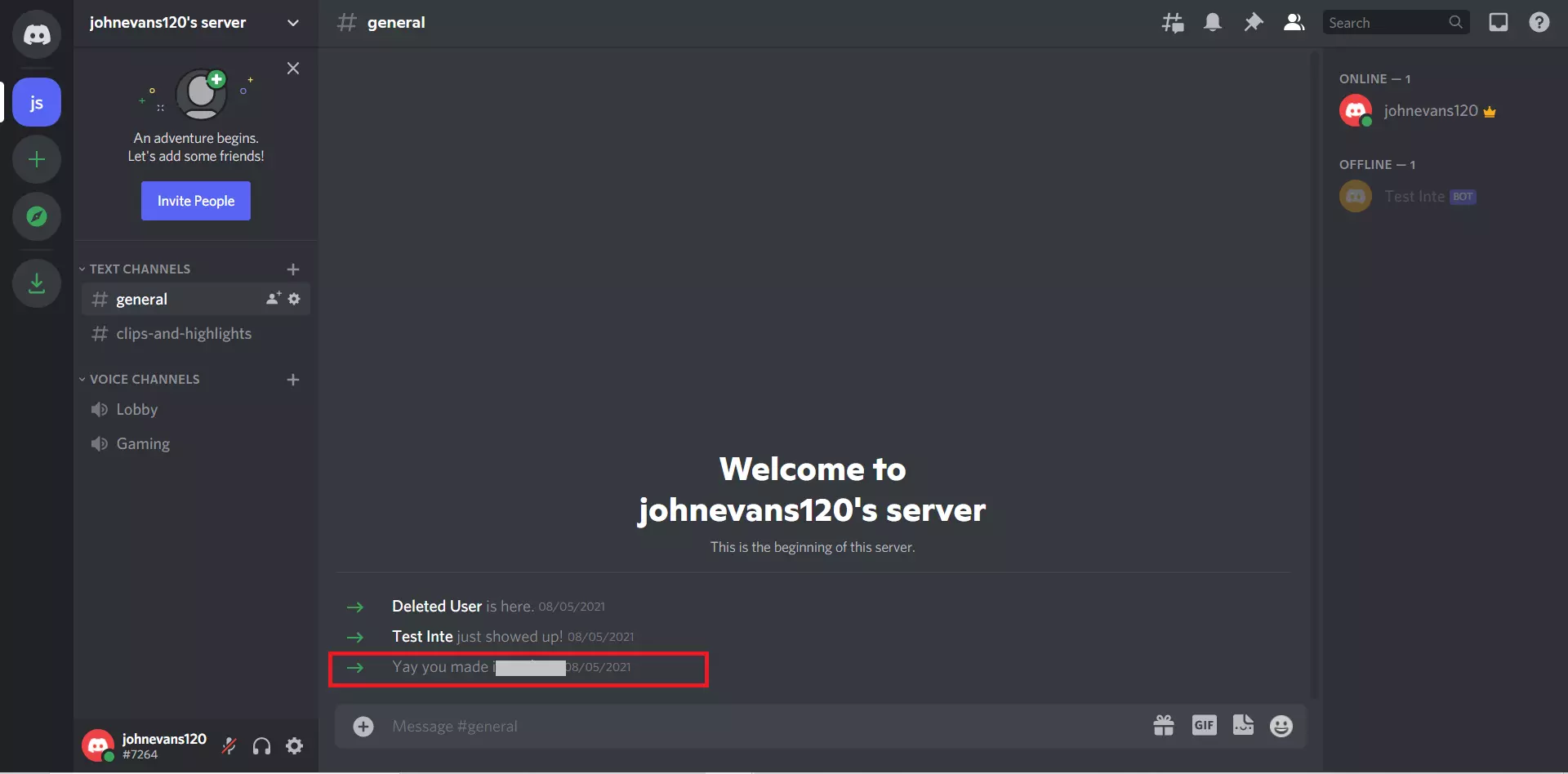 user added to discord server after discord social login