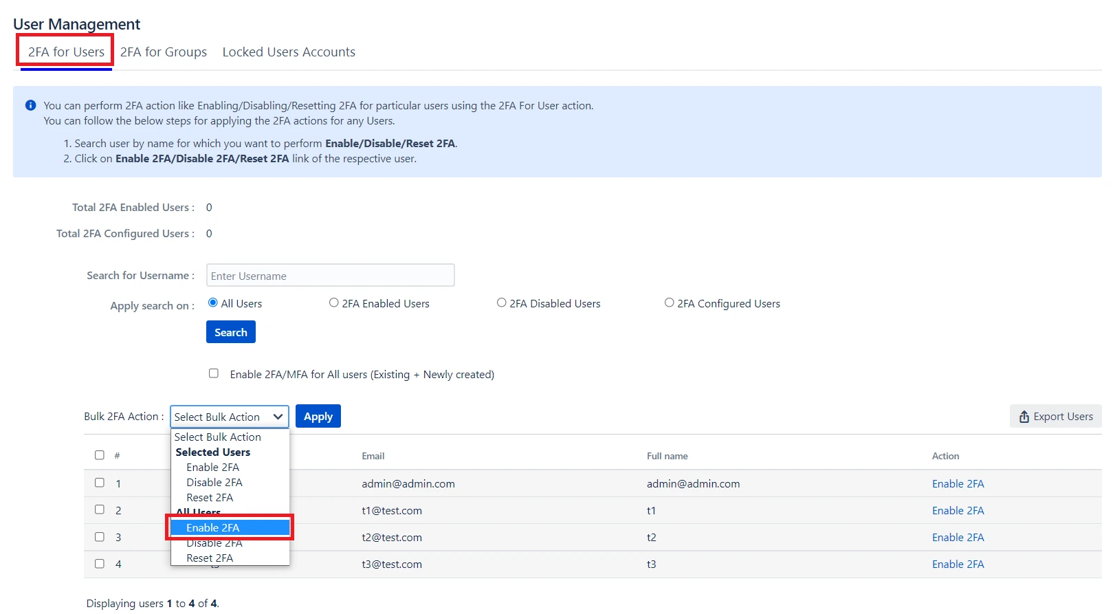 Setup Two Factor (2FA / MFA) Authentication for Confluence using OTP, KBA, TOTP methods