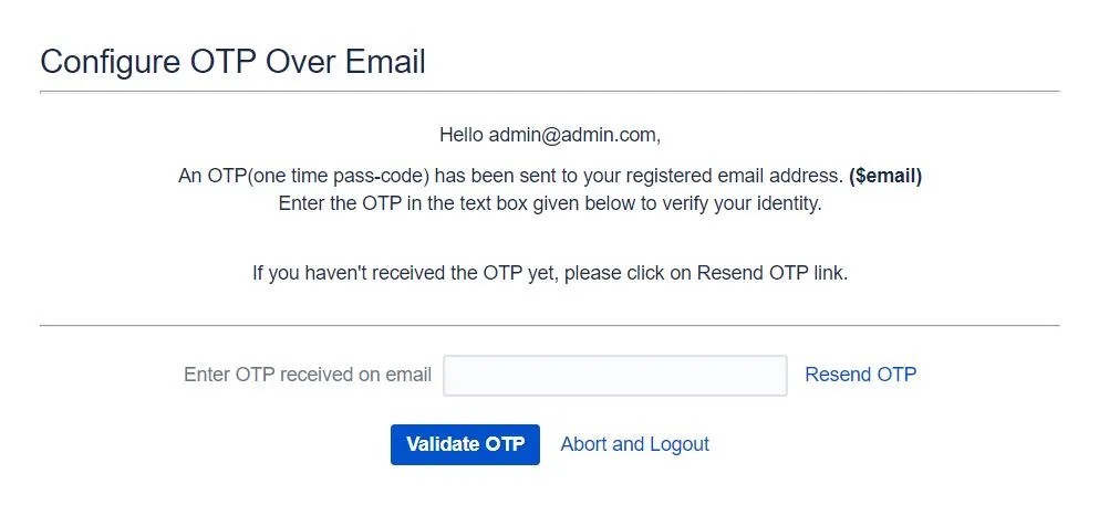 Setup Two Factor (2FA / MFA) Authentication for Jira using OTP, KBA, TOTP methods otp over email configure