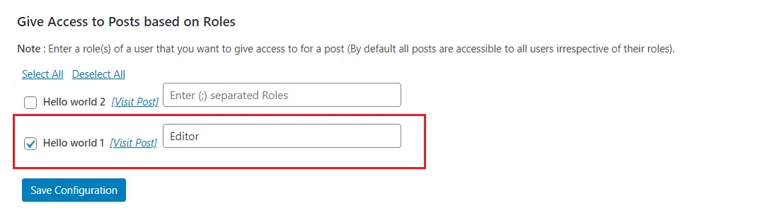 WordPress Page Post Restriction according to user roles | Page/Post Access