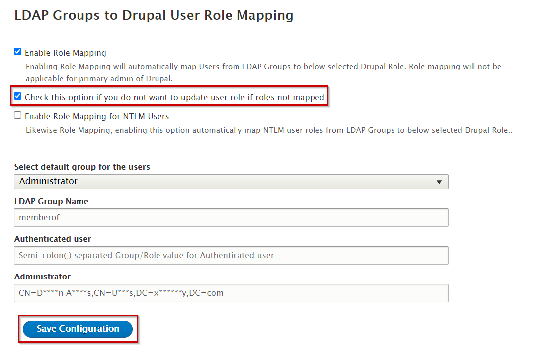 assign new role for the existing user