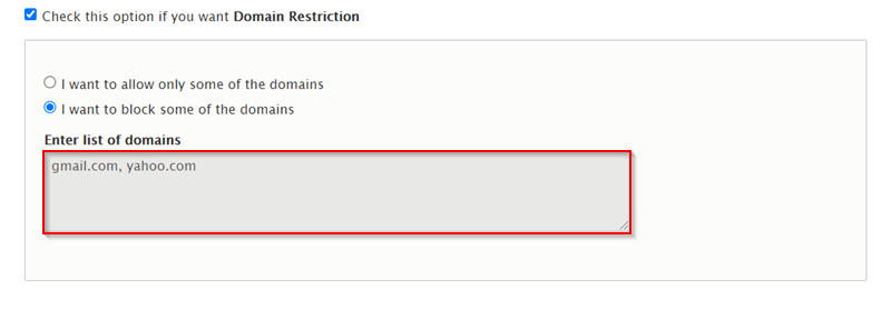 Drupal OAuth client domain restriction