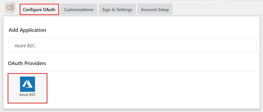 Azure B2C Single Sign-On (SSO) OAuth - Add new application