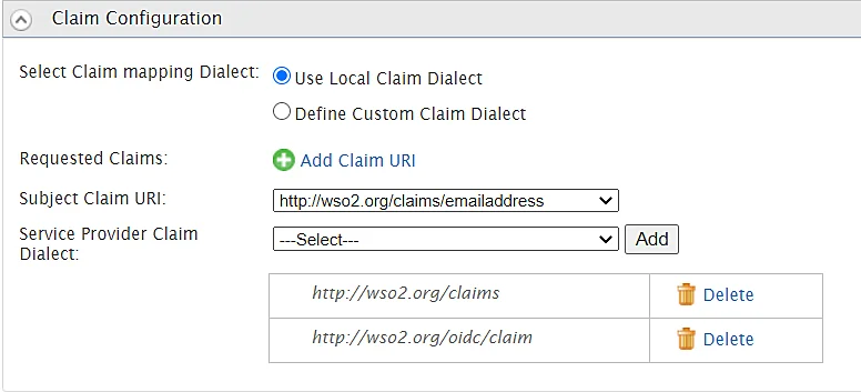 WSO2 as IDP -Single Sign-On(SSO) for Shopify - claims configuration