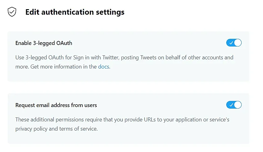 Twitter as IDP - Single Sign-On (SSO) Shopify - Enable OAuth Sign in with Twitter