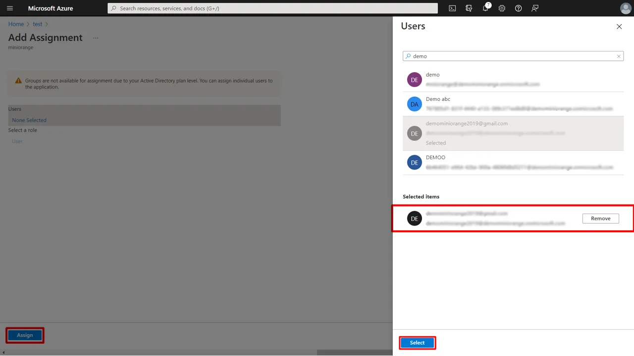 Shopify Azure AD SSO - Shopify SSO selecting user or invite an external user