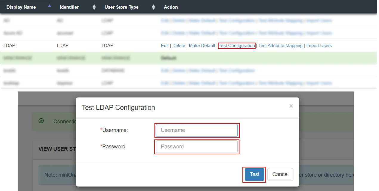 Shopify Active Directory (AD/LDAP) Integration test ldap connection