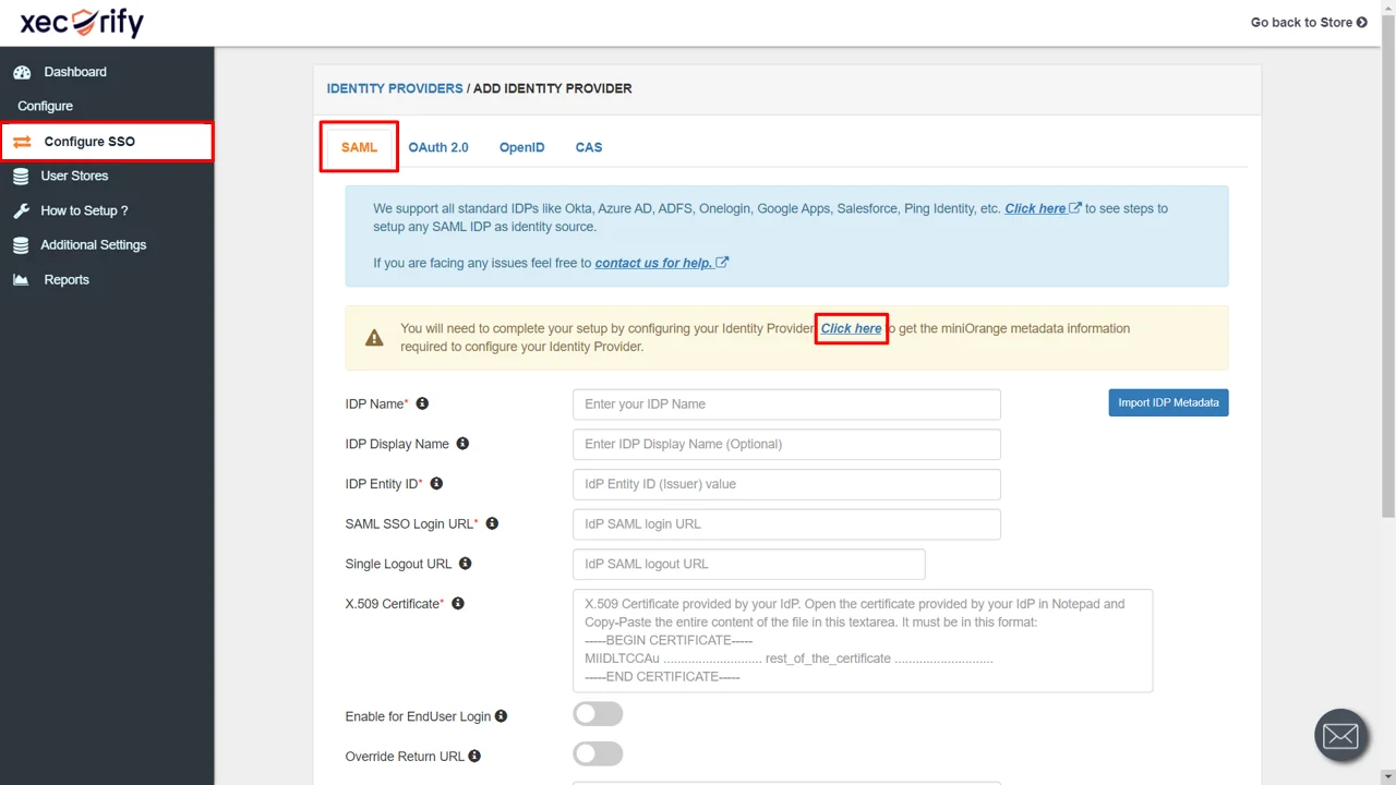 Workday Shopify SSO - Sigle Sign on into SHopify using Workday as IDP - Select SAML