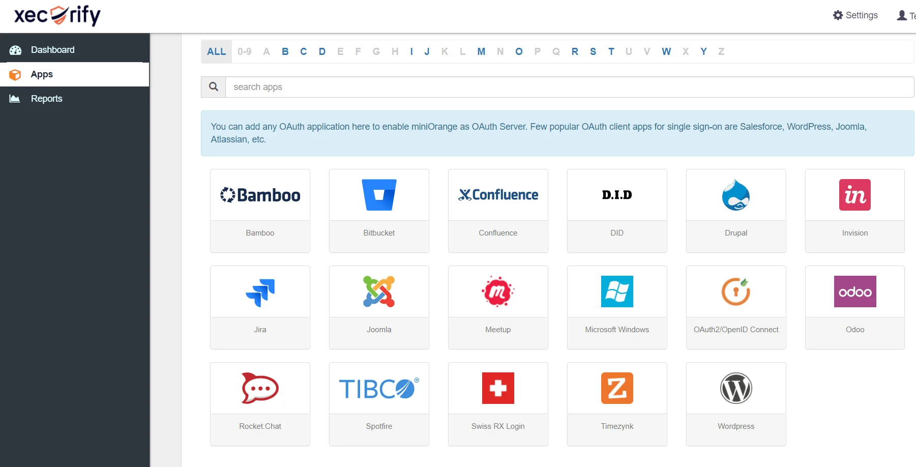 Circle Single Sign-On - Select OpenID Connect (OIDC) in Shopify as IDP