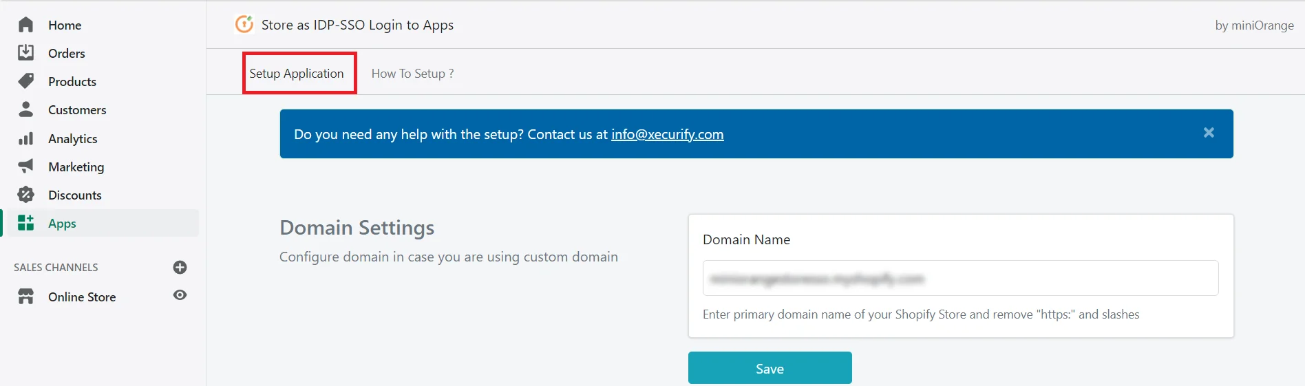 Shopify Single Sign-On (SSO) in Tribe  oauth provider-click setup 