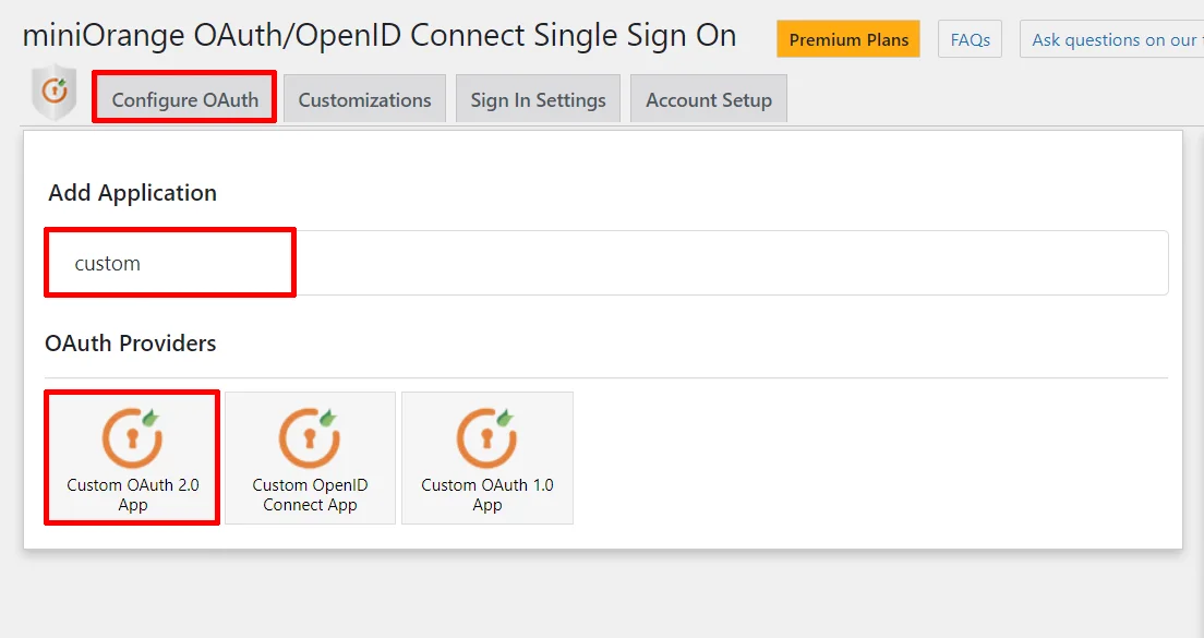 iMIS Single Sign-On (SSO) OAuth - Add new application