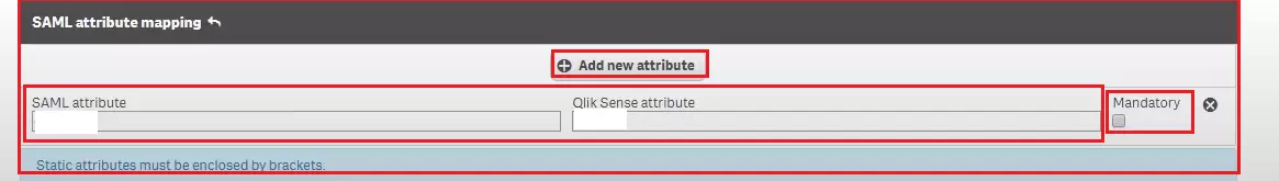 Qlik Sense WP Single Sign-On (SSO) | Attribute Mapping