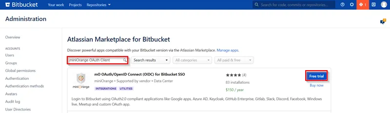 drupal oauth server Bitbucket install apps