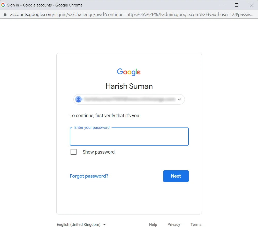 Google (SAML) Single Sign On SSO azureAD login