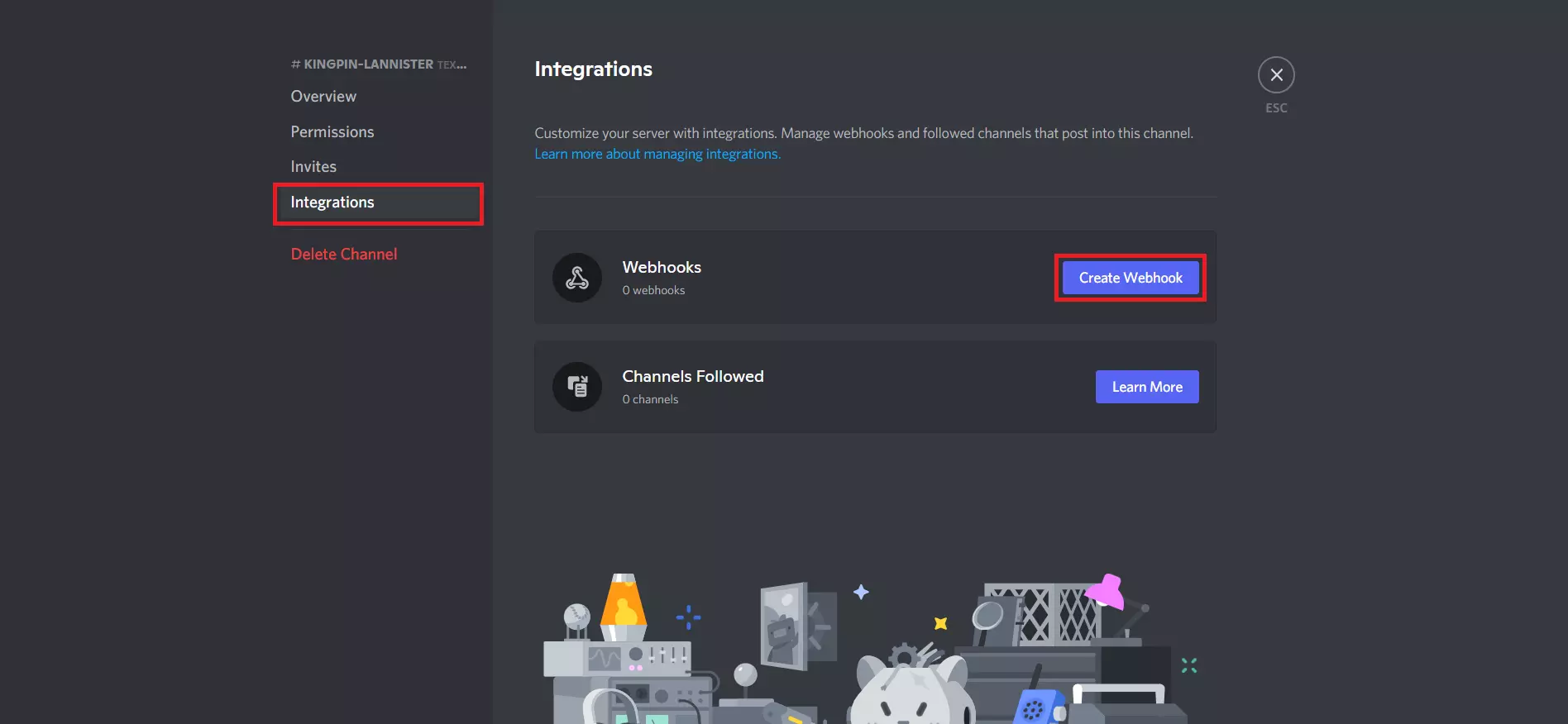 WordPress Discord publicación automática crear webhook