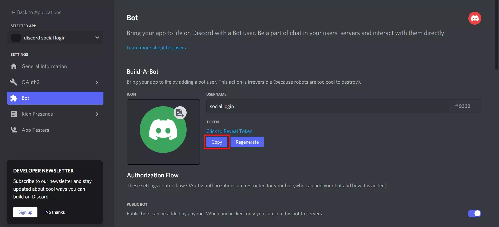 shopify to discord role mapping bot token key