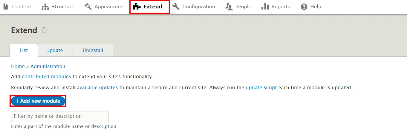 drupal oauth server extend and add new module