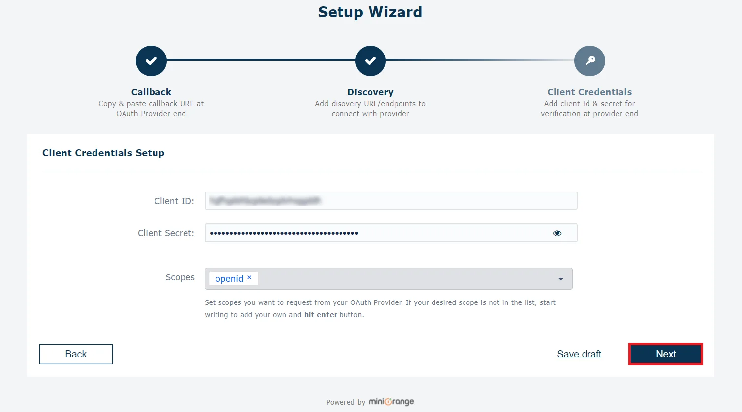 Abowire Single Sign-On (SSO) - SSO endpoints save settings
