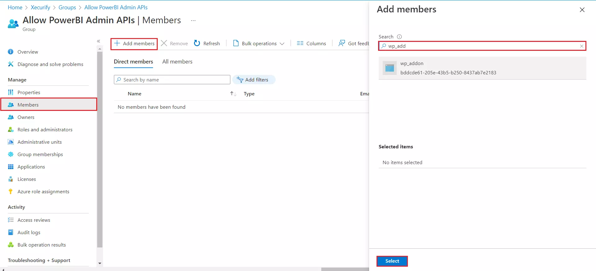 Azure AD user sync with WordPress - Admin consent