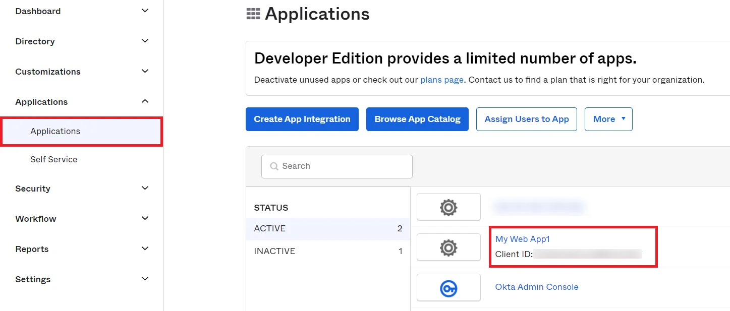 nopCommerce OAuth Single Sign-On (SSO) using Okta as IDP - Select App