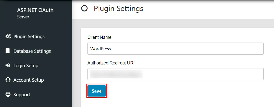 ASP.NET OAuth Server - Add Client Name and Redirect URL