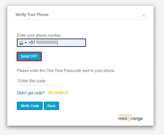 WP 2FA all-inclusive upgrade plugin  - enter mobile number