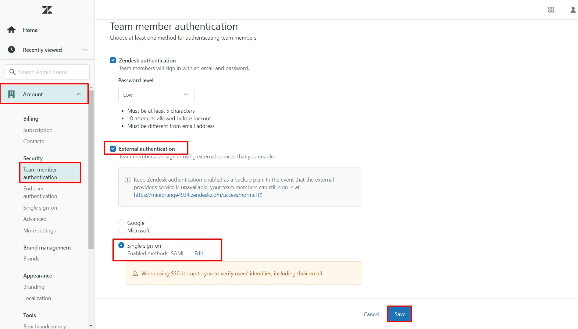 Zendesk sso shopify as idp - staff user authentication