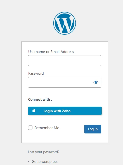 Okta Single Sign-on (SSO) - WordPress create-newclient login button setting