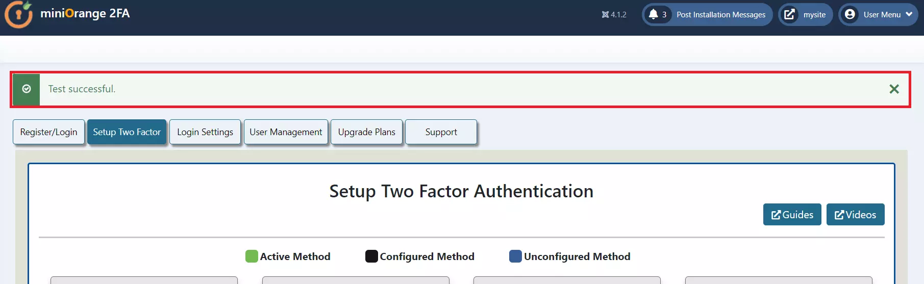 Joomla 2 Factor authentication (2FA) (MFA) with Microsoft Authenticator, 