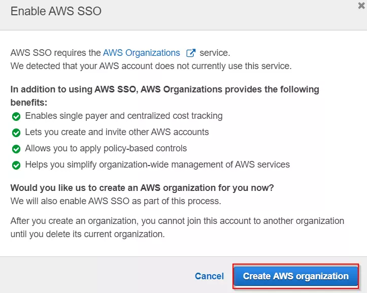 AWS WP single sign-on (SSO) login | AWS SSO | Create AWS Organisation