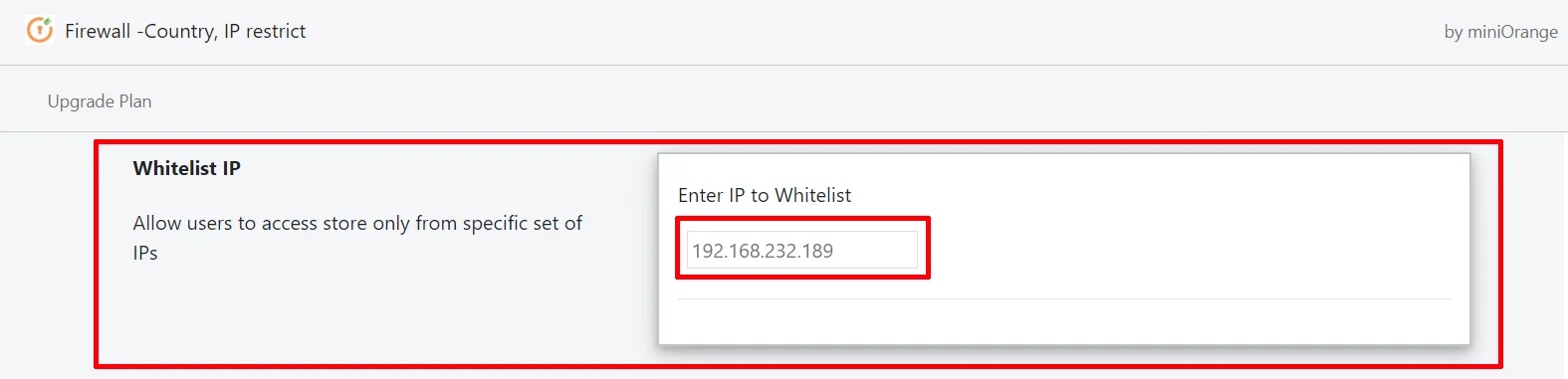 shopify firewall ip restrict - block countries - Block Specific Range of IP's