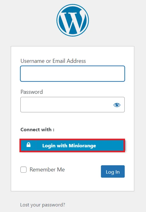 miniOrange Single Sign-on (SSO) - WordPress create-newclient login button setting