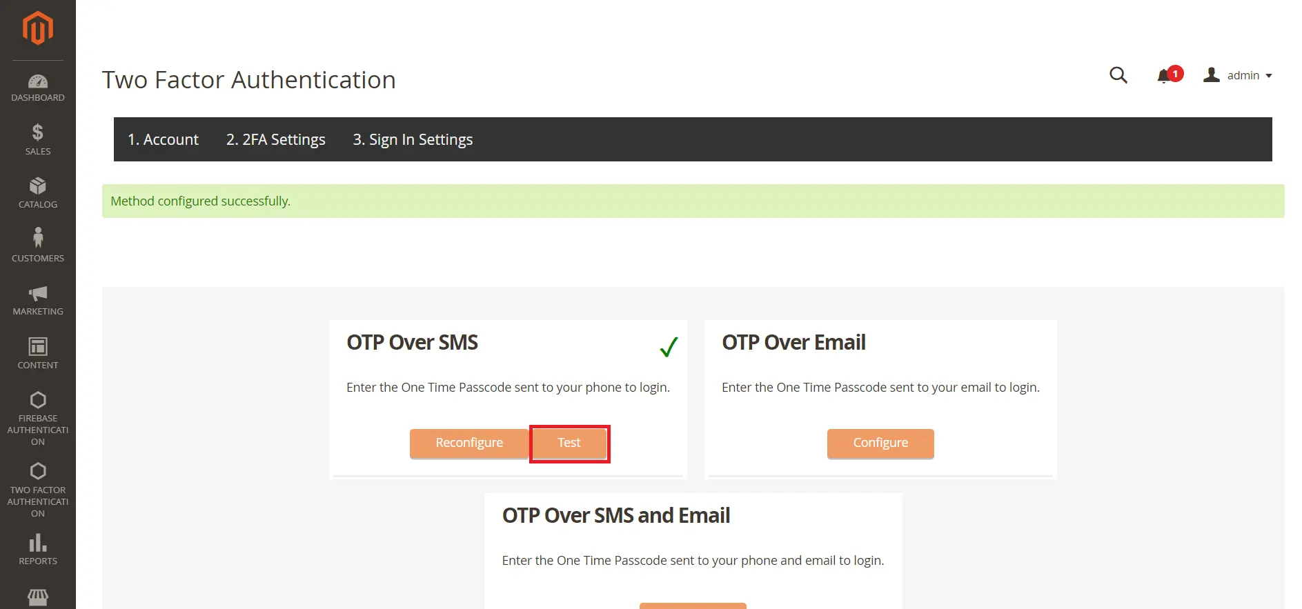 Magento 2 Factor Authentication OTP over SMS Enter the OTP | Magento OTP over SMS verification | magento sms verification