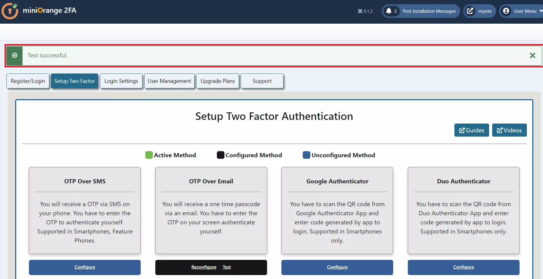 Joomla 2 Factor authentication (2FA) (MFA) with Authy Authenticator, 