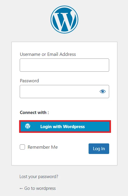 Single Sign-On (SSO) between two WordPress Sites - WordPress create-newclient login button setting