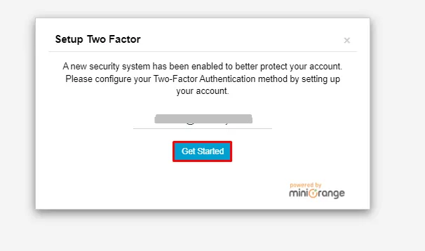 google authenticator 2FA Setup Two Factor