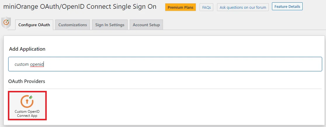 ID Austria Single Sign-On (SSO) OAuth - Add new application