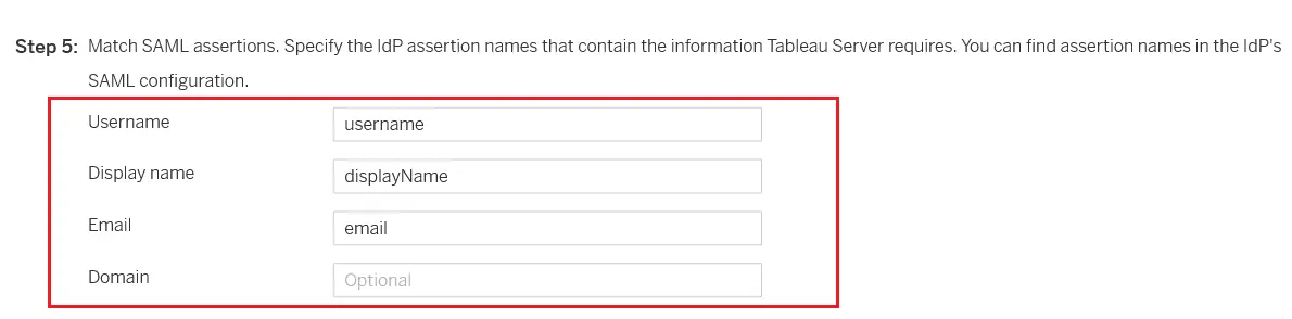 Configure SAML SSO in Tableau Server (SP) with TYPO3 - Tableau Single Sign on