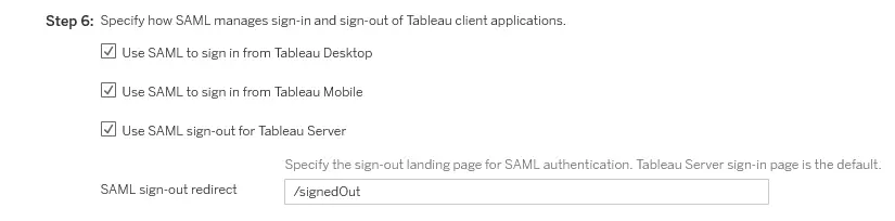 Tableau Server SSO using DNN SAML IDP - Tableau Client Applications