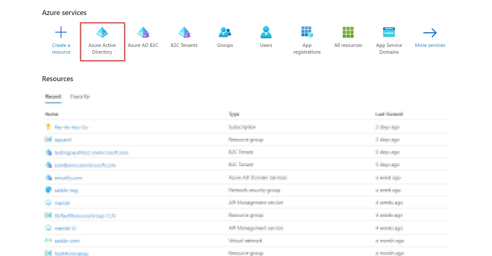 Microsoft Azure AD User Provisioning and Sync - Click on Azure Active Directory