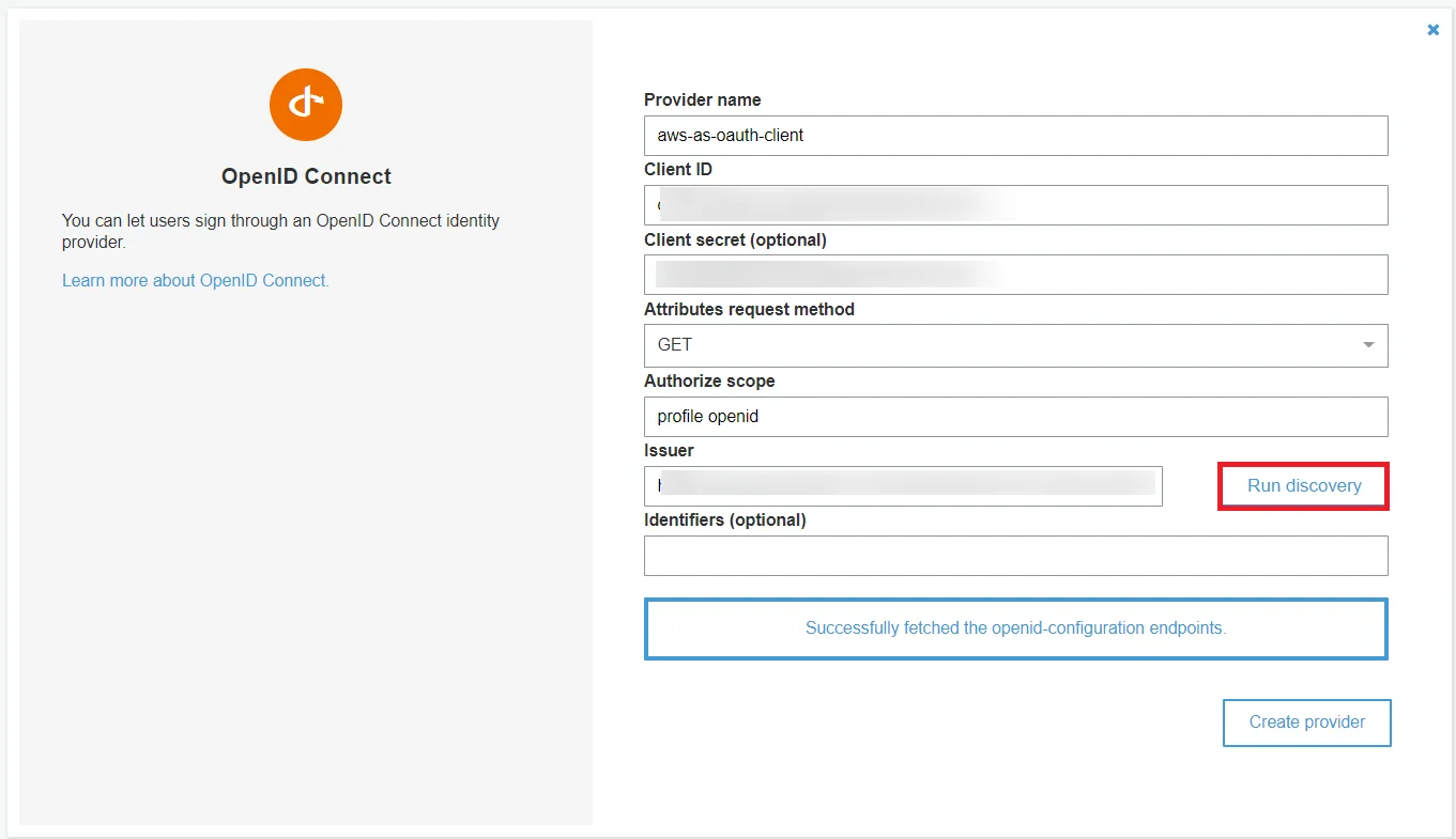 AWS Cognito Single Sign-On (SSO) - click on save