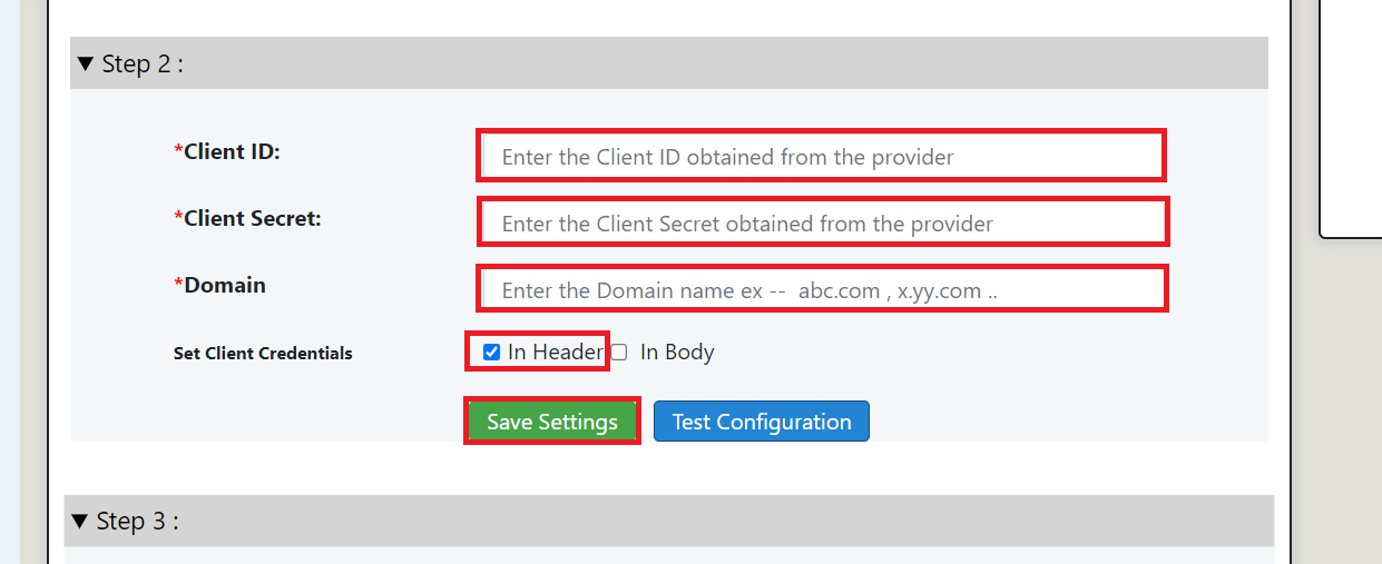 okta Single Sign-On (SSO) OAuth/OpenID-clientcredentials
