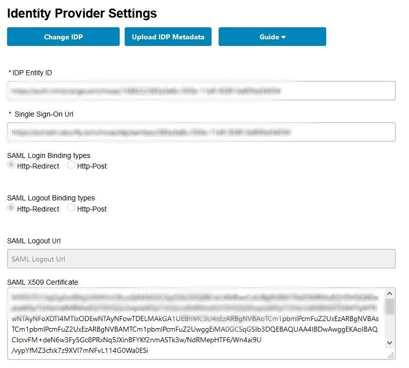 Umbraco SAML Single Sign-On (SSO) using Azure AD as IDP - Enter IDP metadata manually